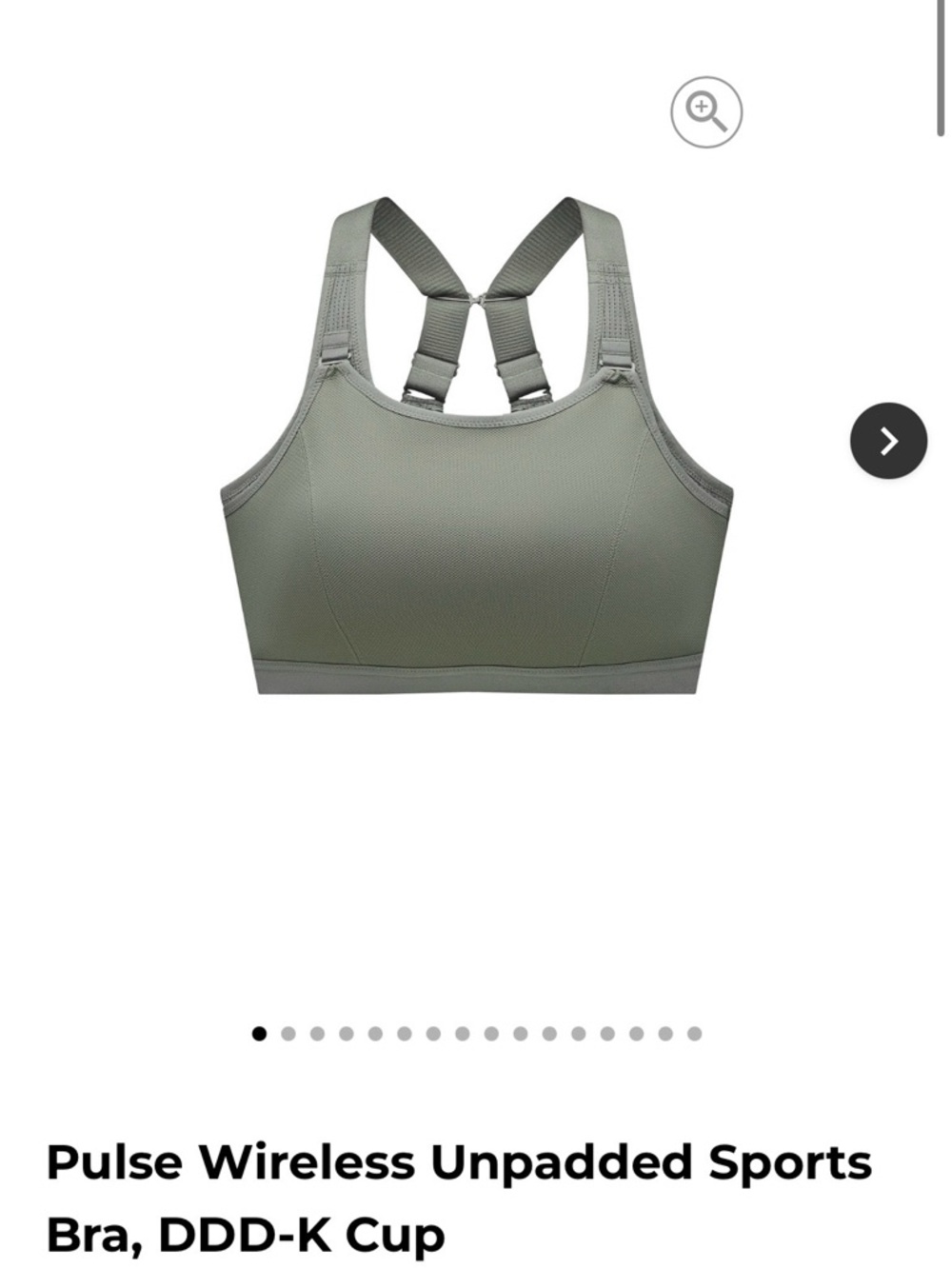 Understance Pulse FlexWire Sports Bra — Sage Green